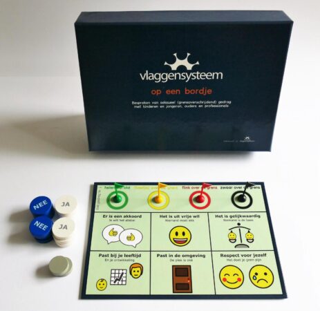 Spelbord bordje vlaggensysteem
