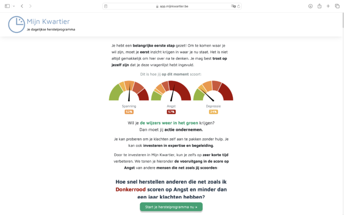 Risicos personaliseren Mijn Kwartier