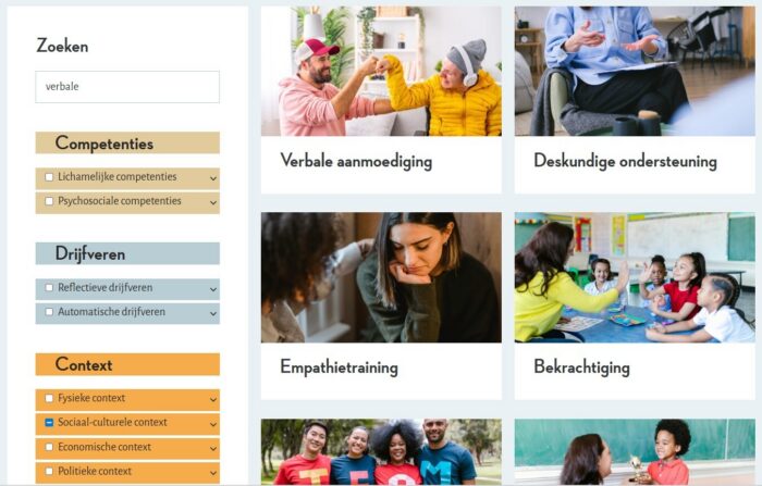 Verbale aanmoediging