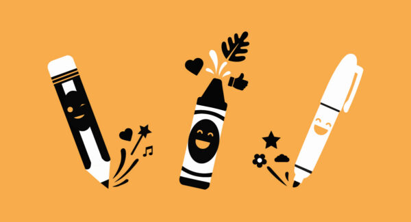 Web visuals happy snacks doodle je dag