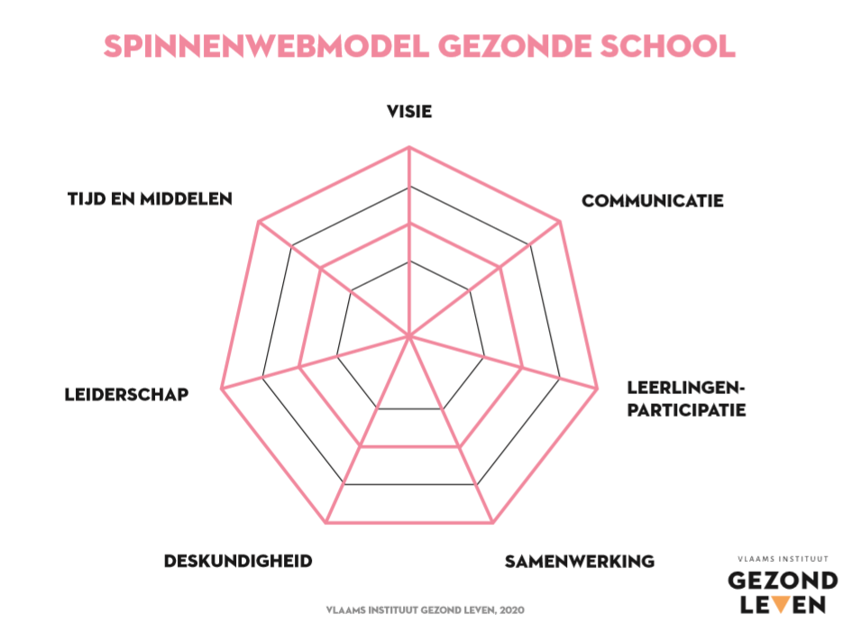 Spinnenwebmodel Gezonde School