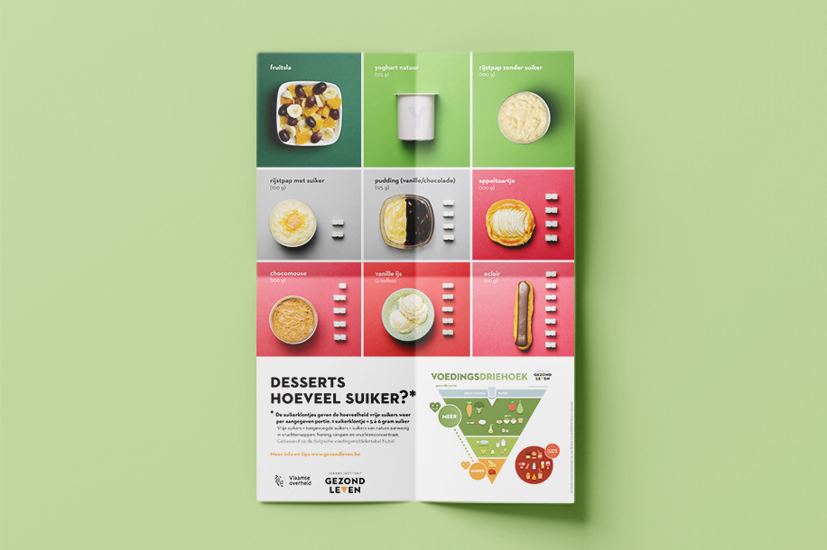 Poster suikerklontjes desserten VBSO051