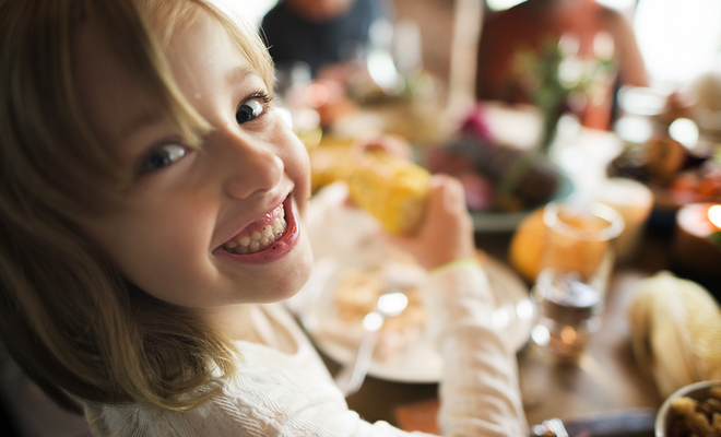 Weekmenu voor jonge kinderen