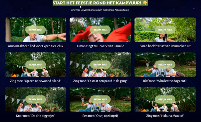 Kampvuur videos