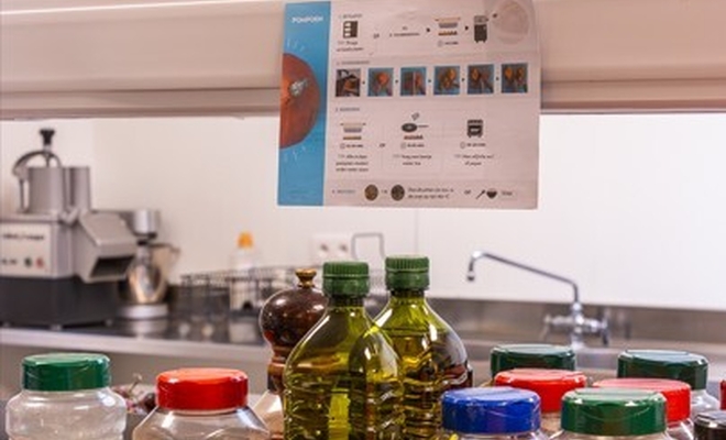 Fiche tijdens koken